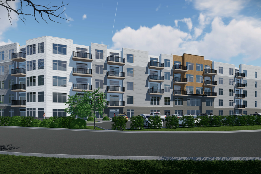 A rendering of Claremont Grafton in Grafton, Massachusetts.