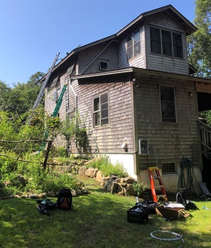 A photo of Energy Saver Home Loan borrower Laura's home on Martha's Vineyard