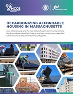 A photo of the cover of the Mass. Community Climate Bank Capabilities Document