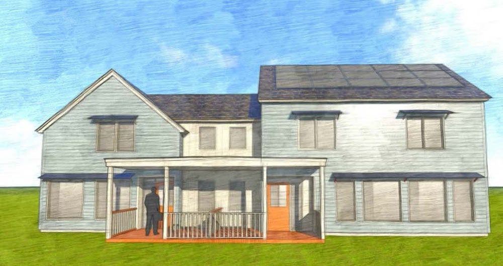 A rendering of Amherst Community Homes