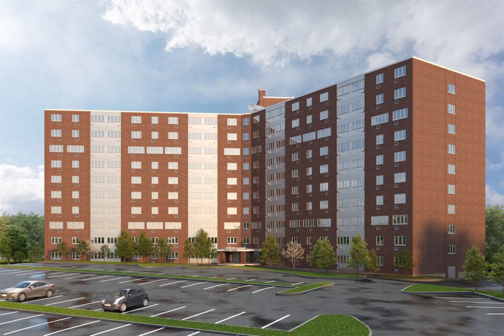 A rendering of Loring Towers in Salem, Mass.